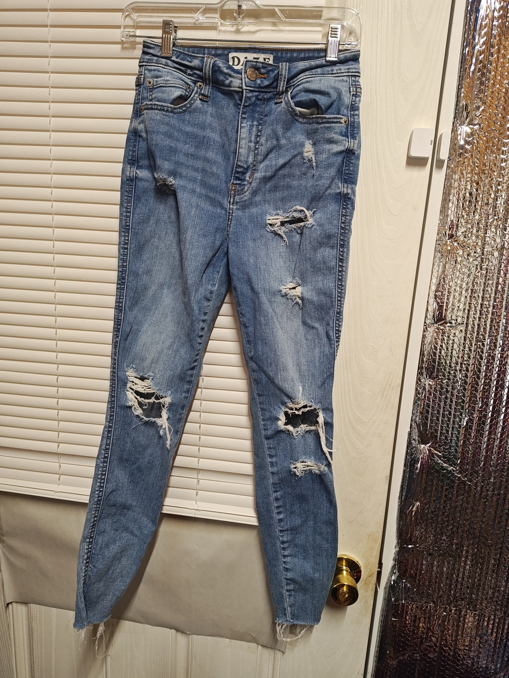 Skinny Distressed Blue Women’s Jeans